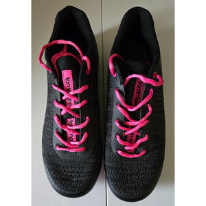Tomaso Pista Aria‎ Knit Cycling Shoes Black/Pink Women’s 10 No Spikes